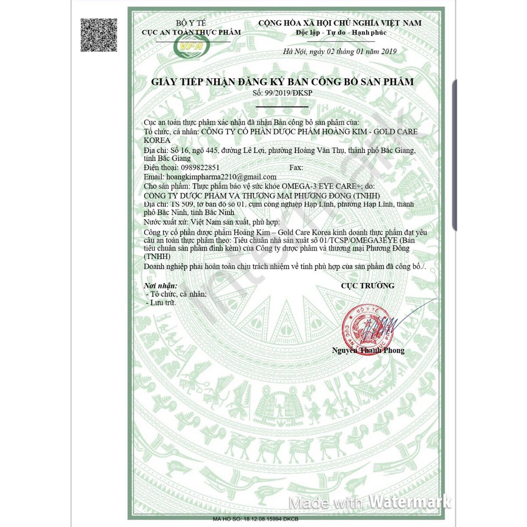 (CHÍNH HÃNG) - BỔ MẮT OMEGA-3 EYE CARE+ | Thế Giới Skin Care