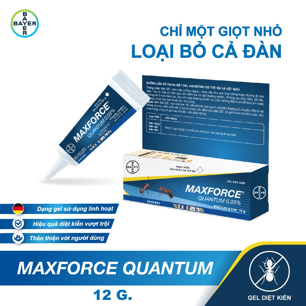 Bayer Diệt Kiến Dạng Gel Maxforce Quantum Chính Hãng