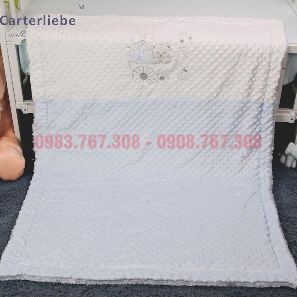 Chăn Carter Liebie Lót Lông Cho Bé, Chăn Băng Lông Cho Bé Mềm Mại - Kích thước: 90x120cm