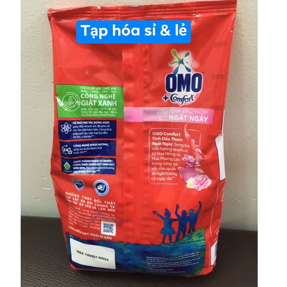 Bột giặt omo comfort tinh dầu thơm 360g