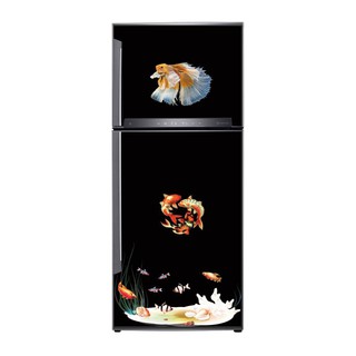 Decal trang trí tủ lạnh mẫu cá Koi 1
