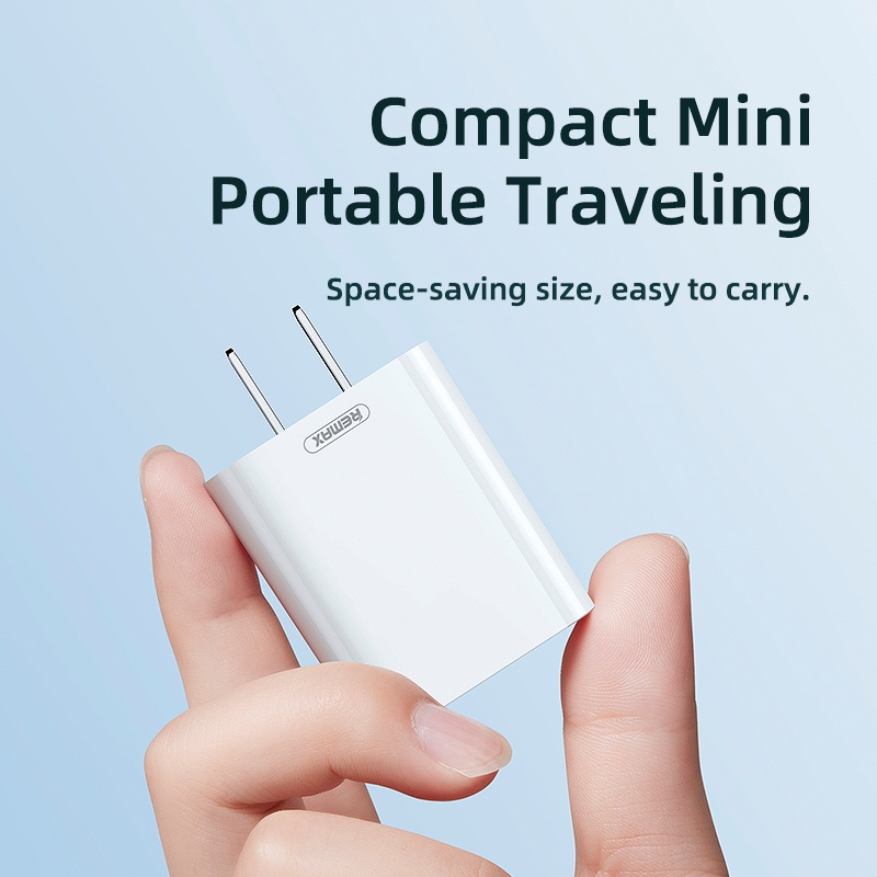 Củ Sạc Nhanh 22.5W Chính Hãng REMAX Jane Series RP-U72 Cổng USB Chuẩn QC3.0, QC2.0 Tương Thích Với Nhiều Thiết Bị