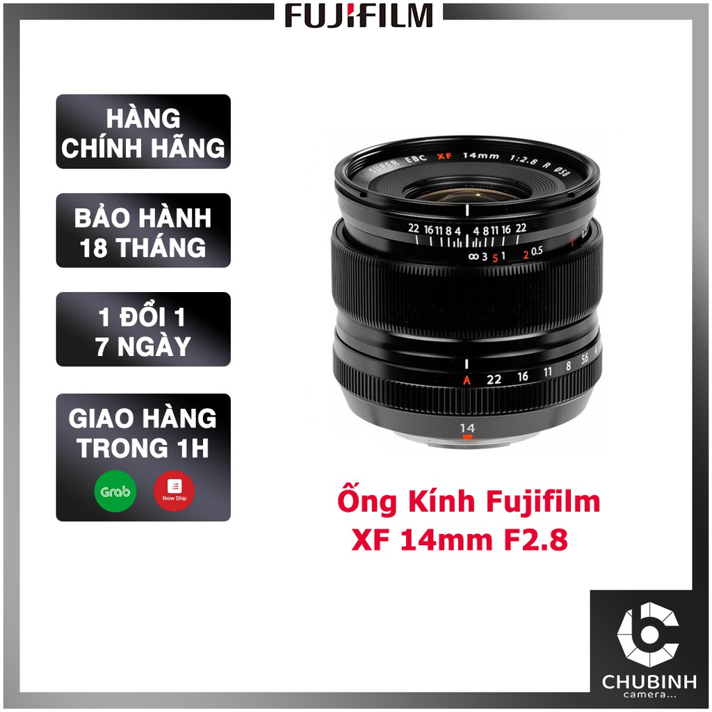 Ống kính chụp phong cảnh Fujifilm | Fujinon XF 14mm F2.8 | Chính Hãng
