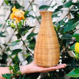 Bình Hoa Tre Lớn, Phụ Kiện Mây Tre, Décor Phòng Bằng Mây Tre Đan, , Đan Trà Décor , Nội Thất Mây Tre Đan