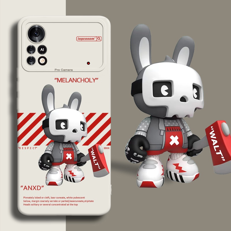 Ốp Điện Thoại Silicon Mềm Chống Sốc Hình Gấu Nổi 3D Cho Xiaomi POCO X4 Pro 5G X5 X3 NFC M4 M3 F3 F4 GT 4G