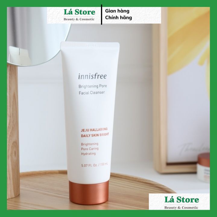 Sữa Rửa Mặt Vỏ Quýt Innisfree Brightening Pore Facial Cleanser Làm Sáng Da 150ml