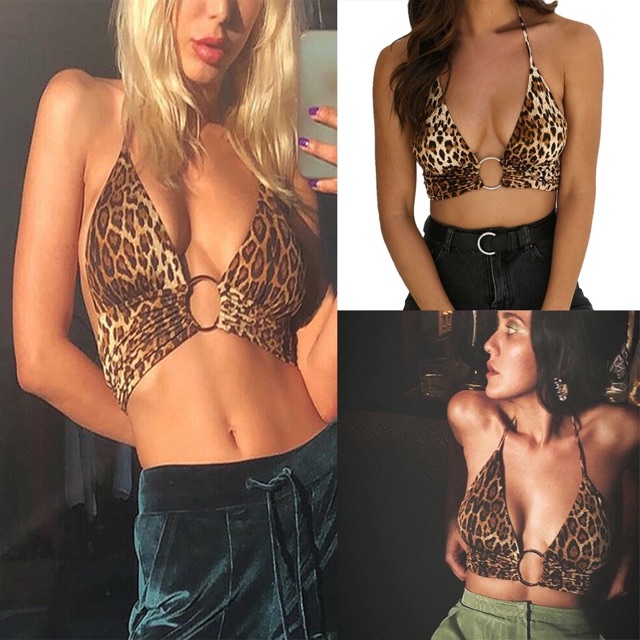 Leopard Halter Top da beo | BigBuy360 - bigbuy360.vn