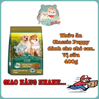 Thức ăn hạt Classic Puppy vị sữa dành cho chó con, 400g - Classic Pet - Kitty Pet Shop