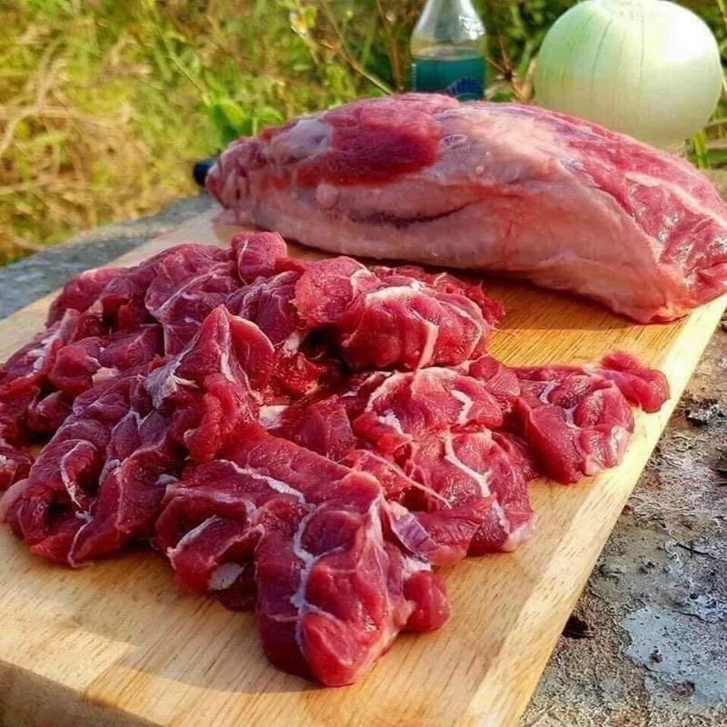 Bắp bò hoa mềm ngon nhúng lẩu trộn gỏi 1kg