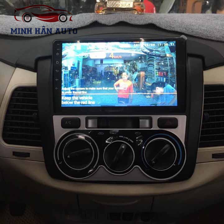 Màn hình DVD android 10 cho xe INNOVA 2007-2011, nghe nhạc, xem video trực tiếp, lắp sim qua USb 4G, DVD toyota  innova