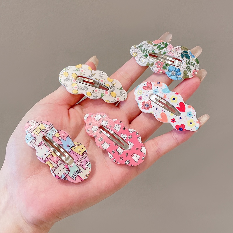 Set 4 / 5 Kẹp Tóc Dễ Thương Cho Bé Gái