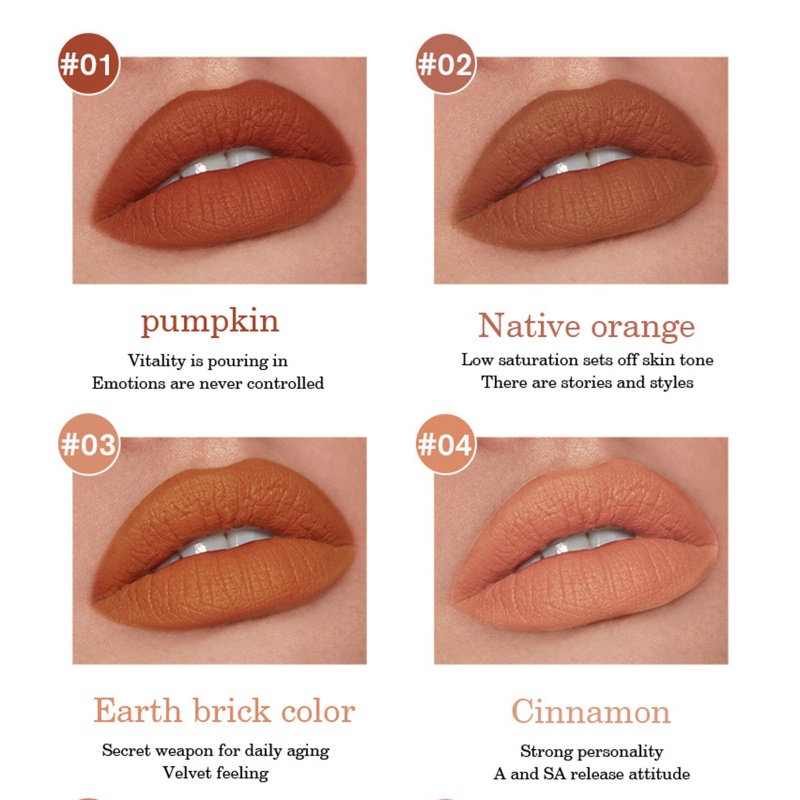 Son Lì Bút Chì 12 Màu Sắc Tùy Chọn Thương Hiệu brroa