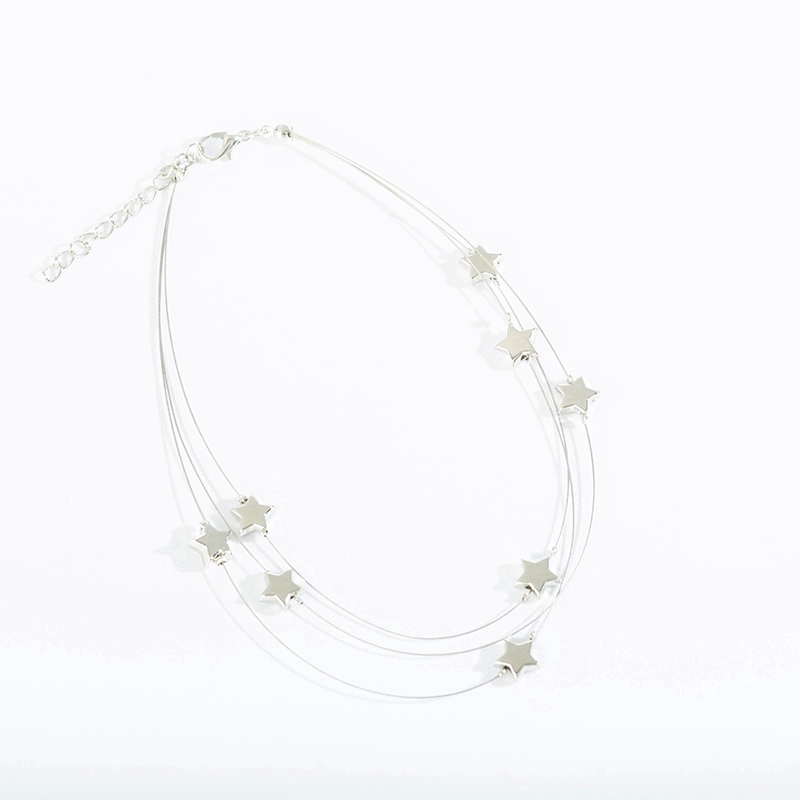 Dây chuyền nữ 3 lớp mặt hình ngôi sao phong cách Âu Mỹ quyến rũ | BigBuy360 - bigbuy360.vn