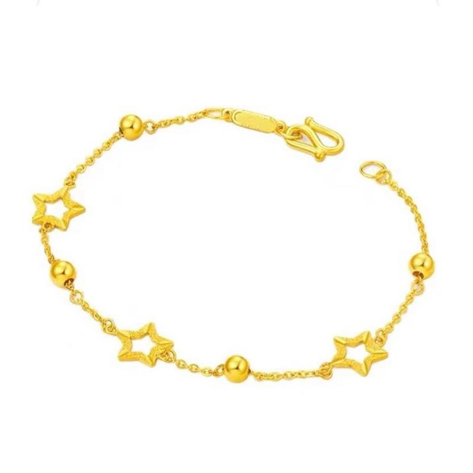 Vòng Tay Chuỗi Hạt Hình Ngôi Sao Tự Xỏ