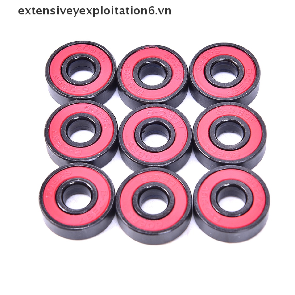 Set 10 vòng bi kín 608 2RS 608RS 608-2RS chuyên dụng