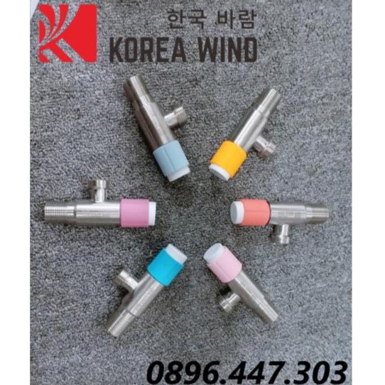 Van khóa nóng lạnh được làm bằng thép không gỉ 304 dùng cho bồn cầu, máy nước nóng