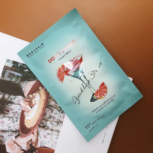 Bộ 10 Đắp Mặt Nạ Trăng Da Ngừa Mụn, Xóa Thâm Xạm Từ Thảo Dược BEAUSKIN ISK SUNSKIN SHEET MASK Hàn quốc 25ml/Cái