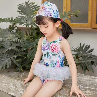 Bộ đồ bơi liền thân một mảnh duyên dáng xinh xắn cho các bé