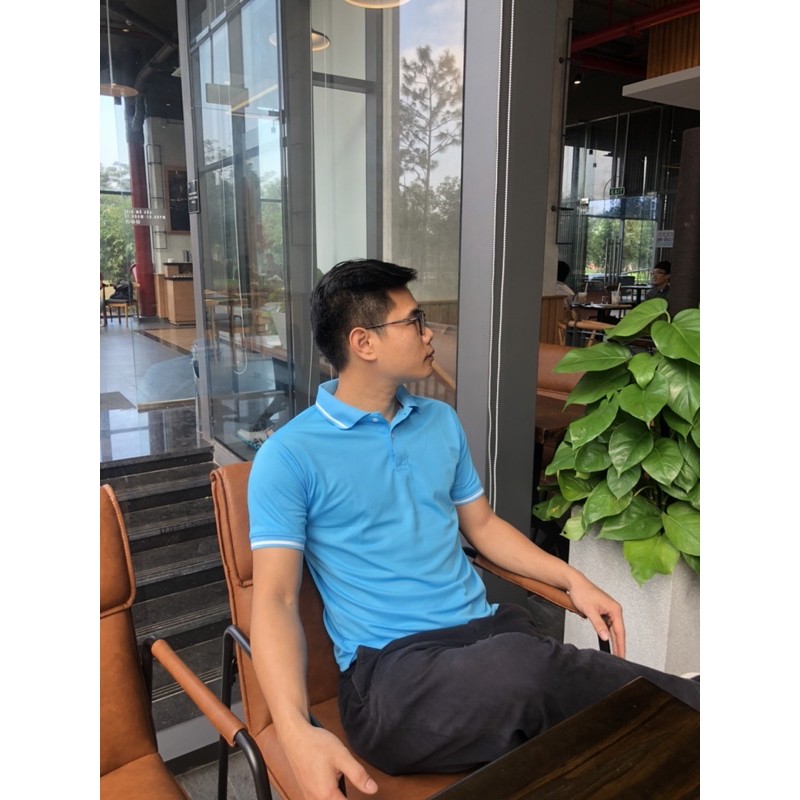 Áo Polo nam trơn PES BASIC 6 màu vải cá sấu siêu mát, giặt không bị xù lông thích hợp mặc nhà, đi chơi, đi du lịch | BigBuy360 - bigbuy360.vn