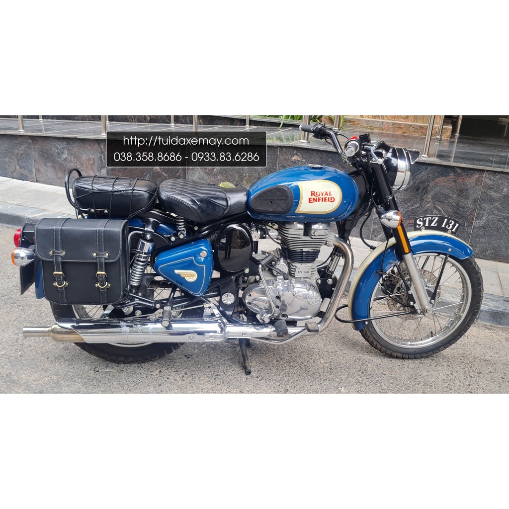 Túi da xe Royal enfield classic 500.