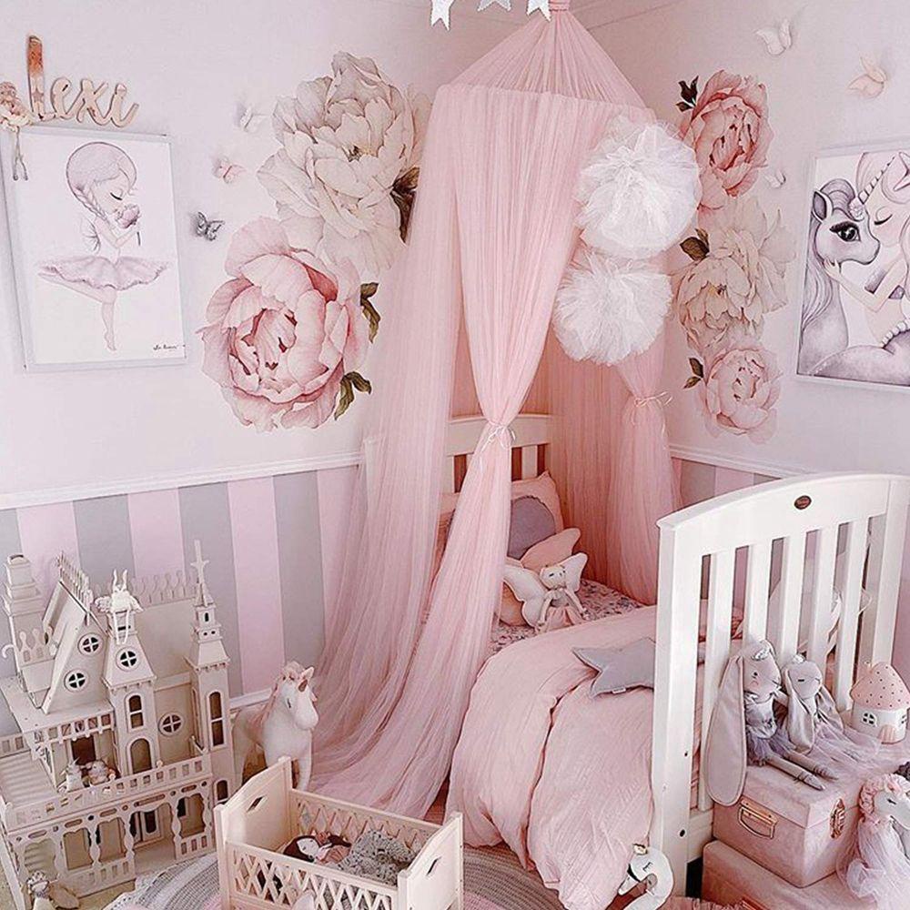 Mùng Lưới Chống Muỗi Hình Vương Miện Treo Nôi Em Bé TAYLOR1