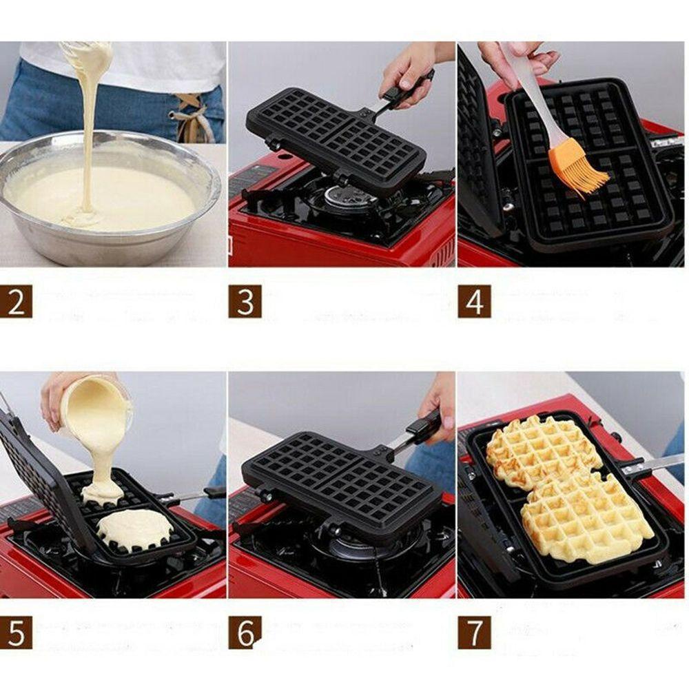 Chảo Làm Bánh Waffle Chống Dính Tiện Dụng Cho Nhà Bếp
