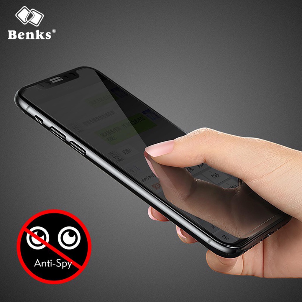 Kính Cường Lực Chống Nhìn Trộm Benks Cho Iphone 12 Mini/ 12/ 12 Pro/12 Pro Max
