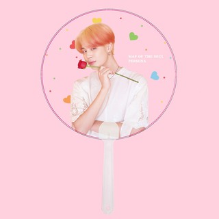 Quạt cầm tay trong suốt Jimin BTS "Map of the Soul Person