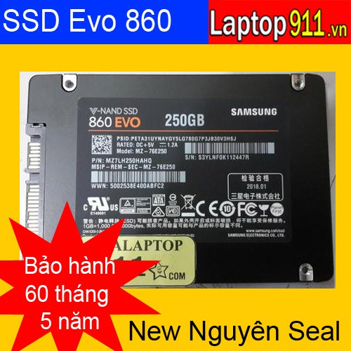 ổ cứng SSD 250gb Samsung 860 Evo ổ cứng ssd samsung