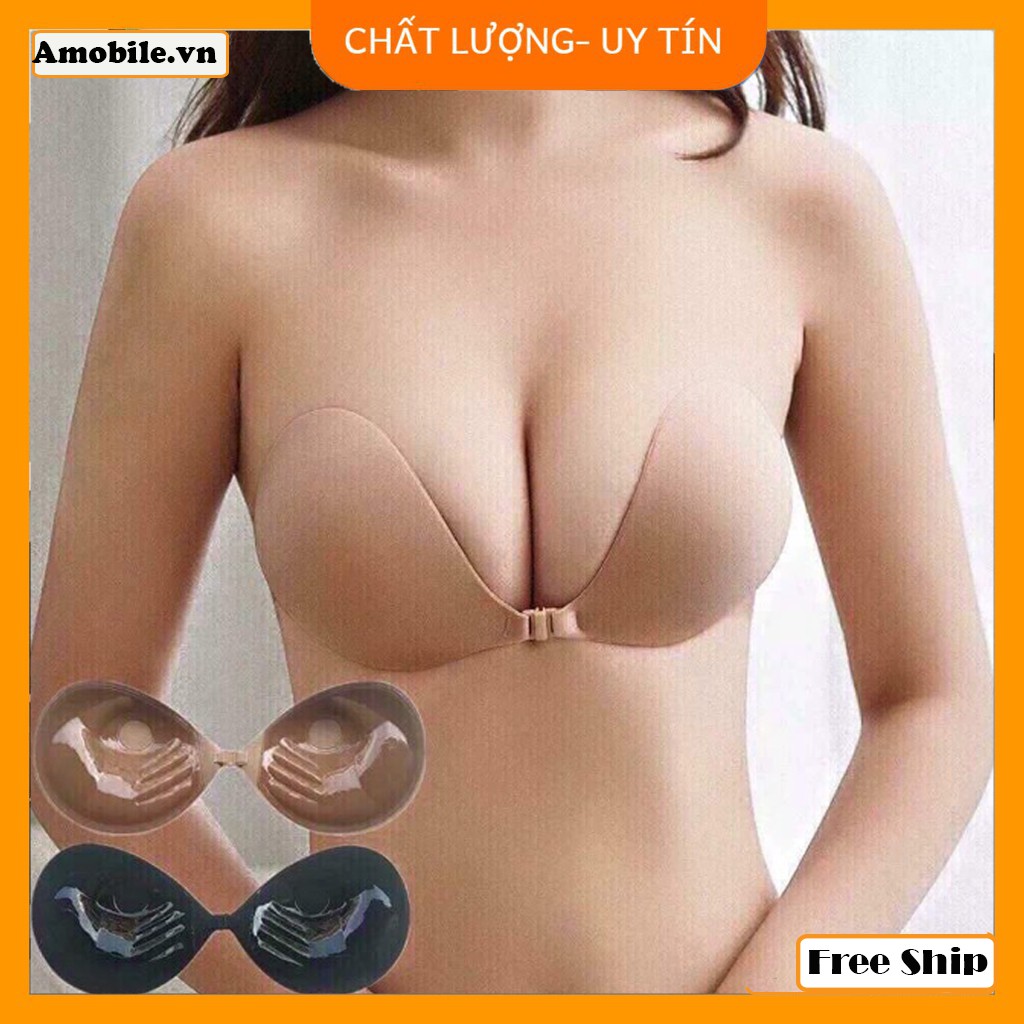Áo bra nâng ngực silicon đệm giày siêu dính mặc là thích/ áo lót nâng ngực chống nước sử dụng đơn giản