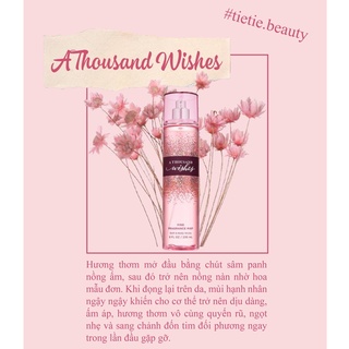 [AUTH] Xịt Thơm A Thousand Wishes (nhũ)
