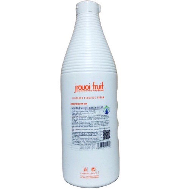 Oxy Trợ Nhuộm Tóc Nataki Jrouoi fruit 1000ml giảm sót da đầu