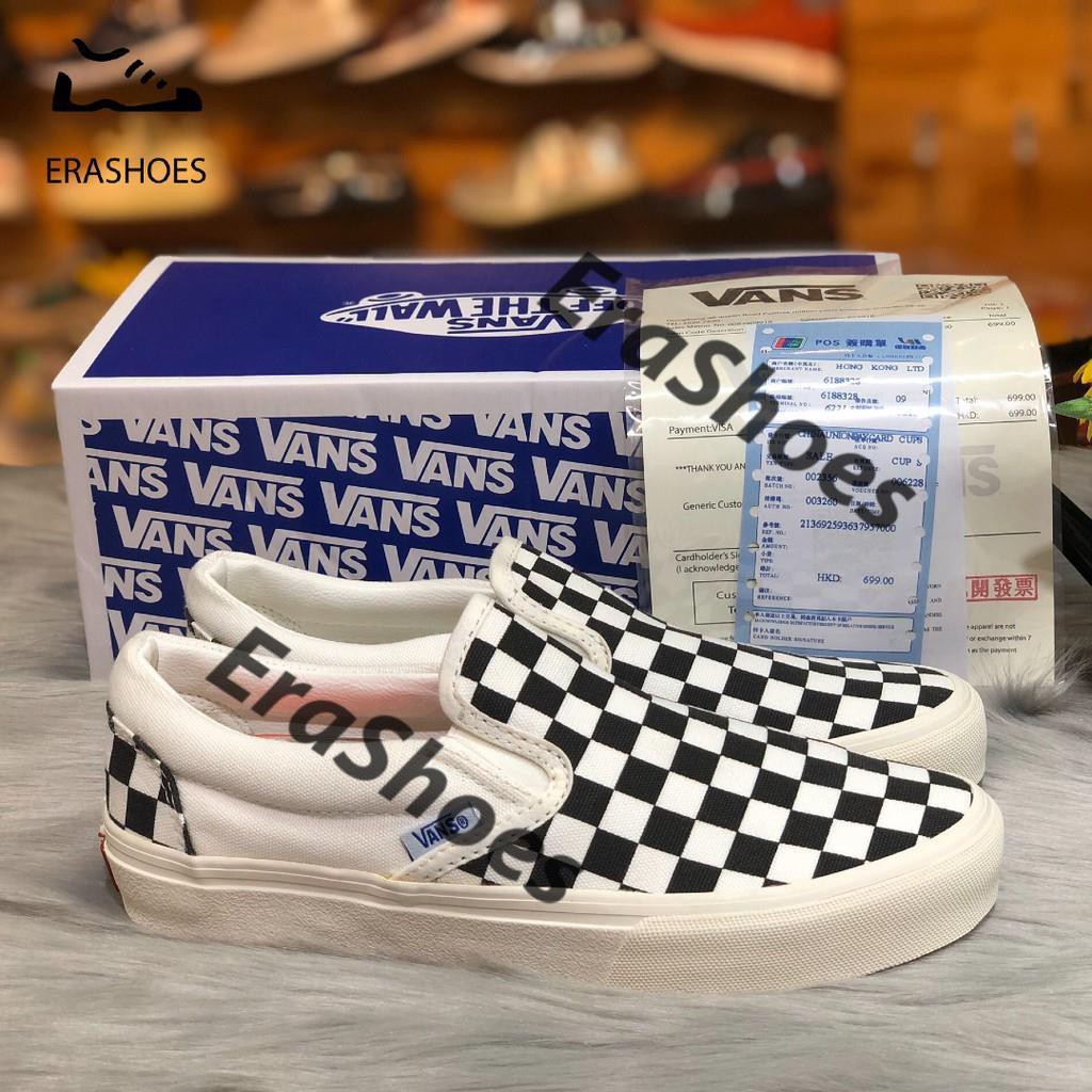 [EraShoes] Giày Vans vault caro (Checkerboard Slip On) Nam/Nữ (Chụp tại Shop) | BigBuy360 - bigbuy360.vn