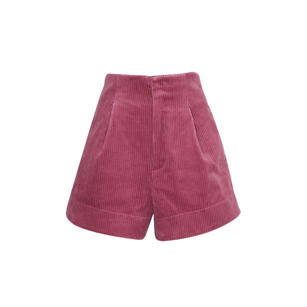 Quần shorts nhung lưng liền ống rộng MAGENTA SHORTS | BigBuy360 - bigbuy360.vn