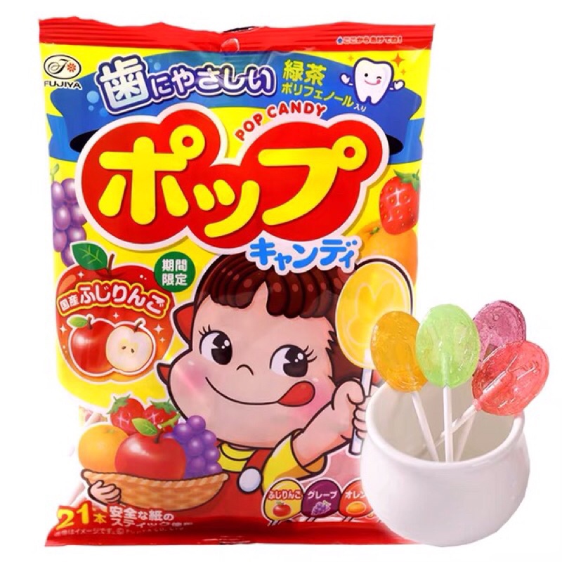 Kẹo mút trái cây Fujiya Nhật Bản