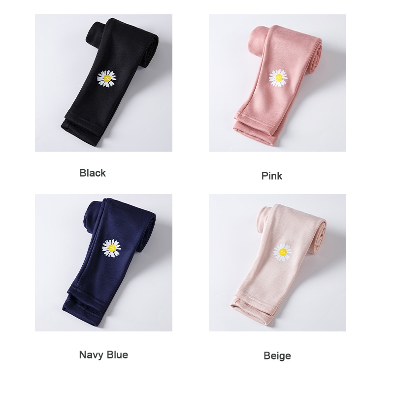 Quần legging AMILA lót nhung dày dặn giữ ấm thời trang mùa thu cho bé