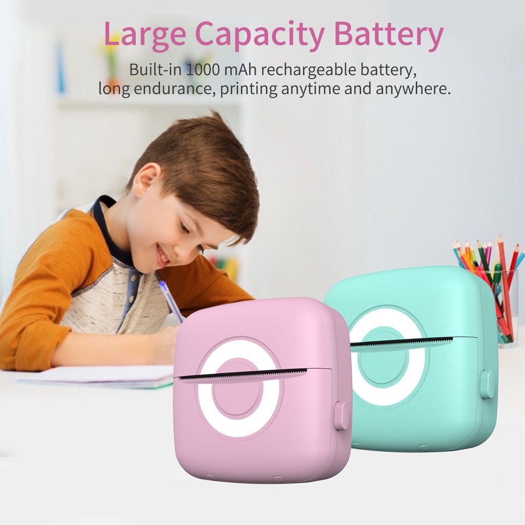 Máy In Nhiệt Mini Bỏ Túi 57Mm Kết Nối Bluetooth Android IOS