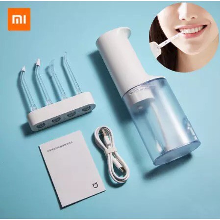 Máy tăm nước Xiaomi Flosser MIJIA/Xiaomi ENPULY ML8 . Tần số cao 1400 lần/phút Model mới nhất 2020