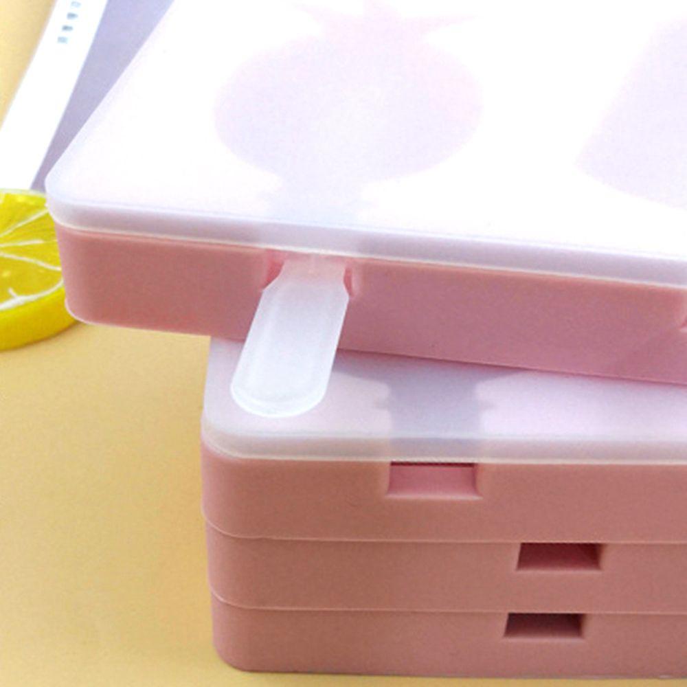 Khuôn Làm Kem Que 3D DIY Bằng Silica Gel Bền Bỉ Dành Cho Nhà Bếp