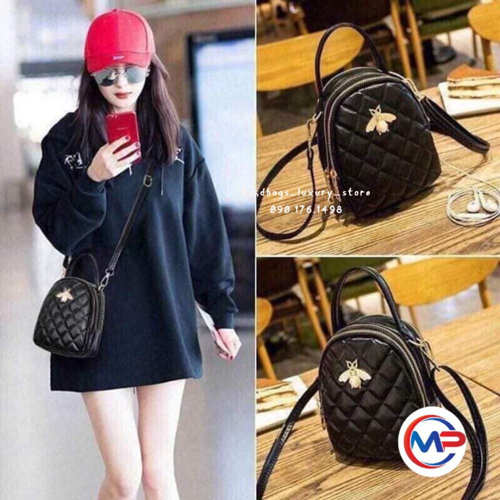 Túi Xách Nữ ❤️FREESHIP❤️ Balo Con Ong Đeo 2 Dáng SPB 108