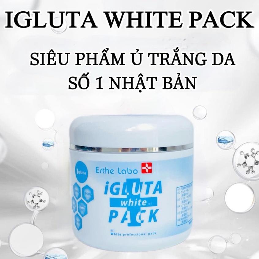 Mặt Nạ Ủ Trắng Igluta White Pack Mặt Nạ Ủ Trắng Bạch Tạng Nhật Bản Hộp 500gram