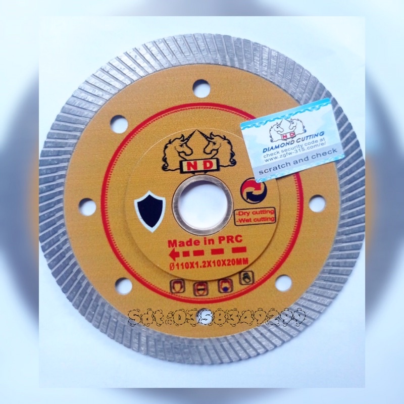 Lưỡi cắt gạch đa năng, lưỡi cắt đá hoa cương cao cấp ND nhật phiên bản đặc biệt.