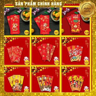 [Combo 10 bao] Bao Lì Xì Tết 2021 Đẹp Rẻ Bao Lì Xì May Mắn [giá siêu rẻ]
