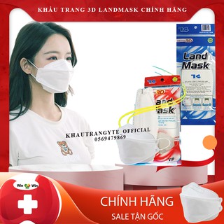 Khẩu trang 3d kf94 LandMask kháng khuẩn chính hãng của WIDELAND gói 6c