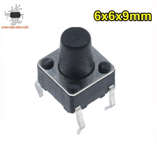 Nút nhấn 4 chân 6x6x9mm túi 10c