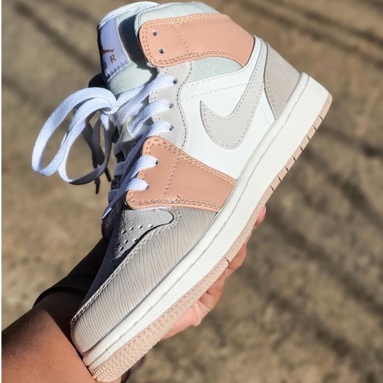 Giày Jordan mid milan cổ cao. Giày sneaker JD1 high Milan cực hot nam nữ Full Box Bill