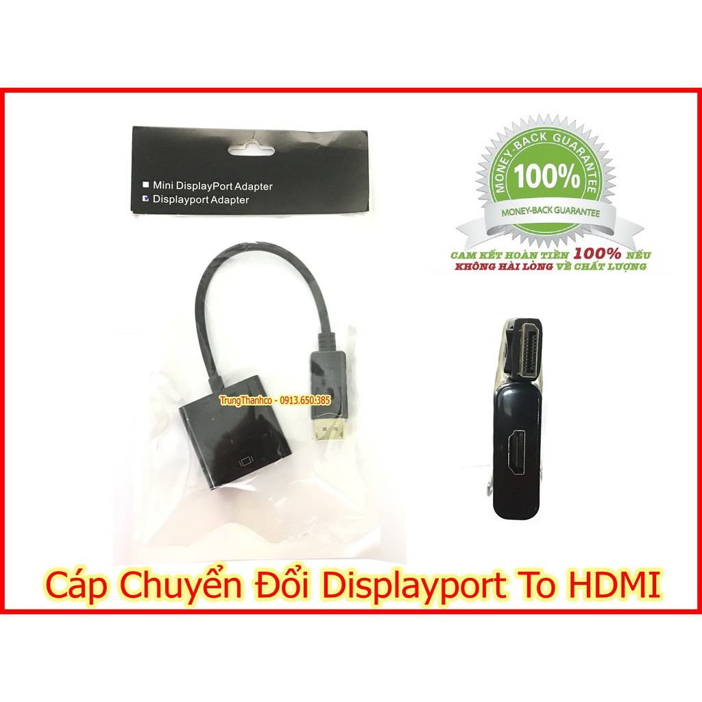 Cáp Chuyển Đổi Displayport To HDMI