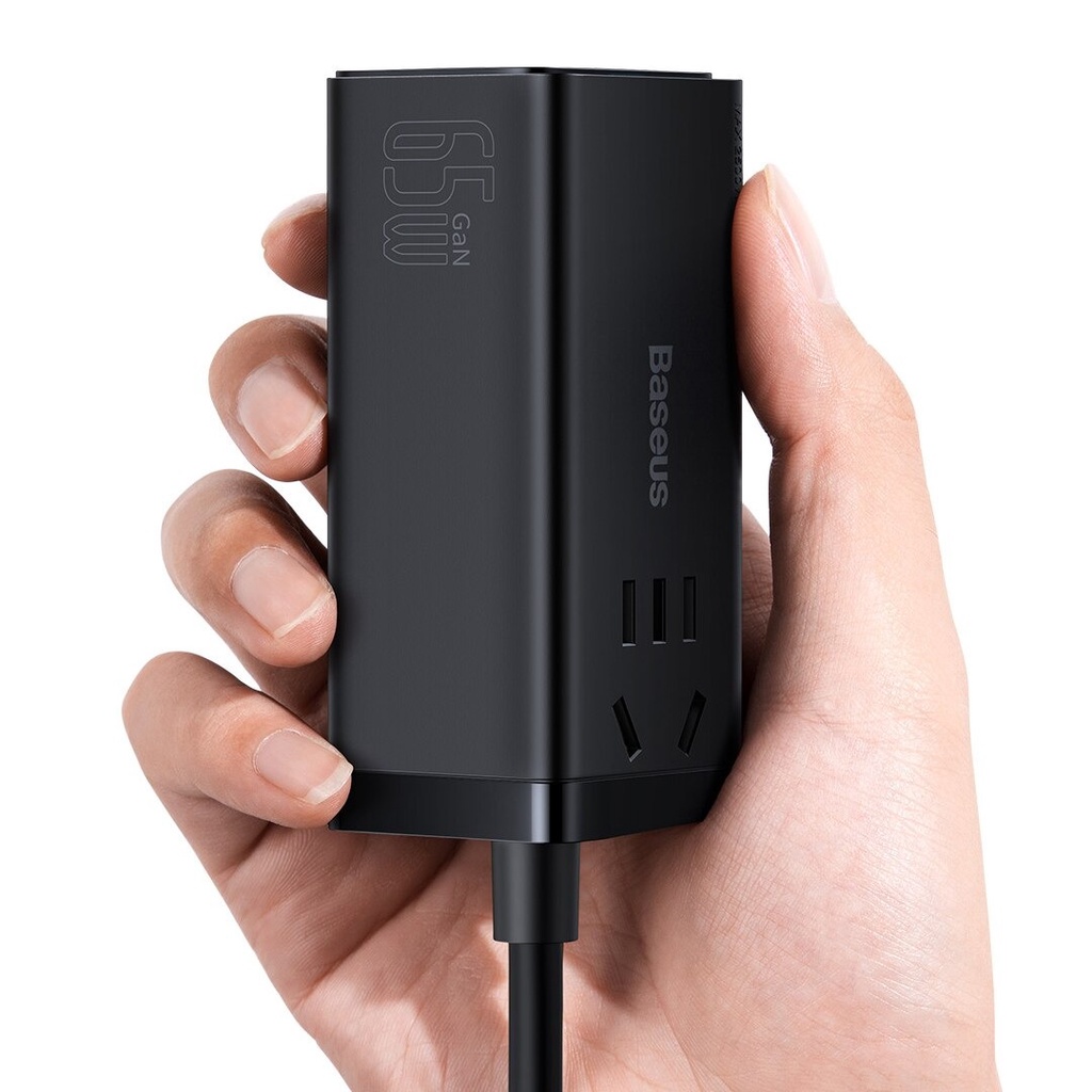 Bộ sạc nhanh tích hợp dây nguồn nối dài Baseus GaN3 Pro Desktop Powerstrip 65W/100W
