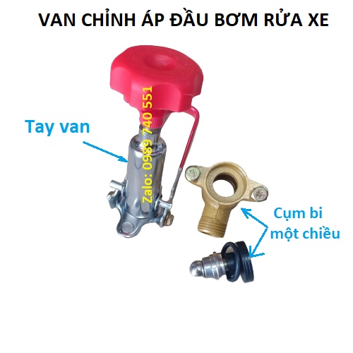 Van điều chỉnh áp máy rửa xe chạy dây cudoa