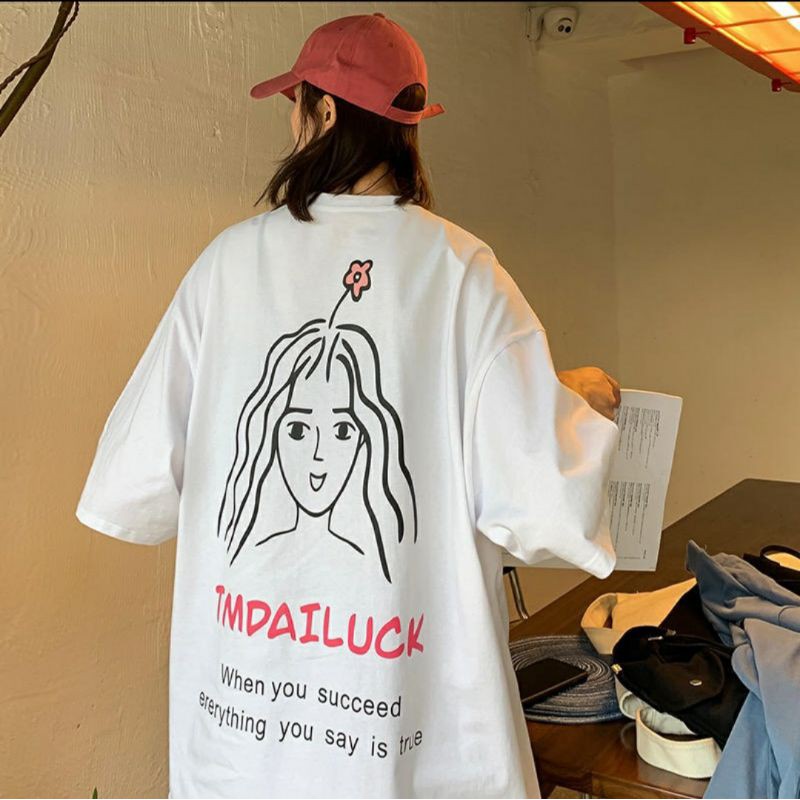 Áo Thun tay lỡ Unisex TMDAILUCK Never Mind